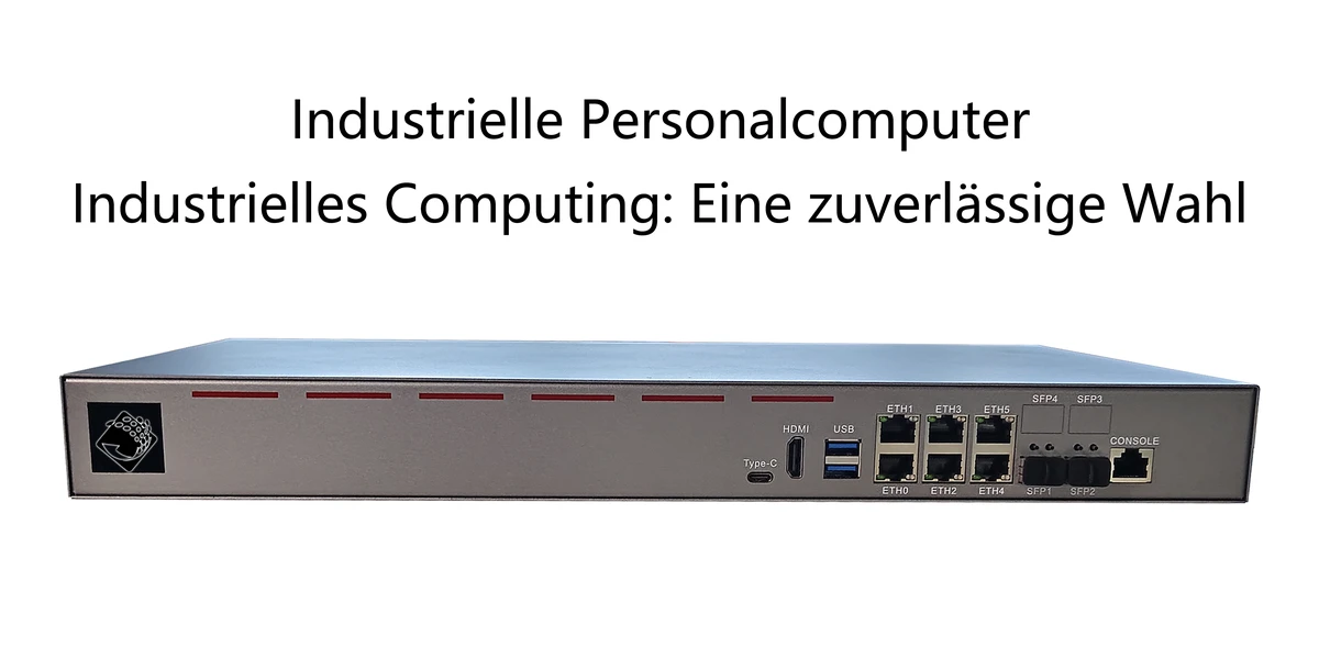 ChangFan B75 1U-Rackmount-Industrie-PC – 6 x 2,5-GbE-RJ45-Ports & 2 x 10G-SFP+-Ports, Hochleistungs-Soft-Router & Netzwerksicherheits-Appliance