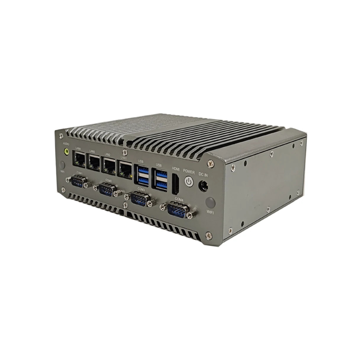 Fanless Mini PC Firewall, Intel Core i5-8265U, 6 x GbE LAN, 4 x USB3.0, VPN Router
