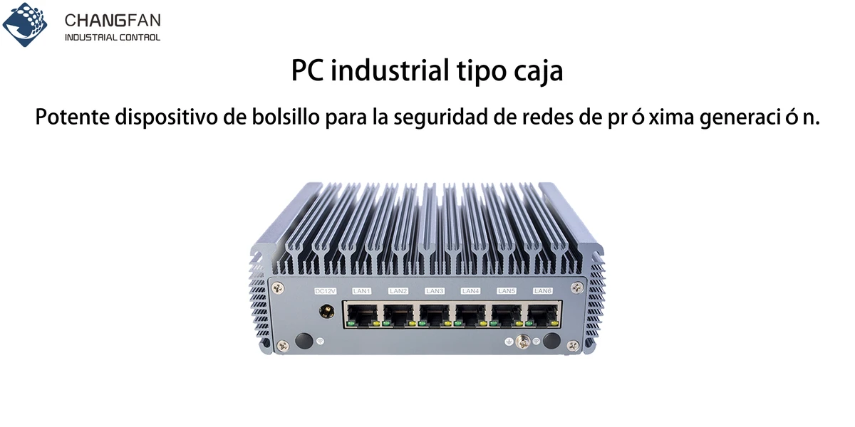 Changfan Technology 3865u mini host de control industrial - procesador de doble núcleo Intel saiyang, diseño sin ventilador de bajo consumo de energía, enrutamiento suave y pasarela de computación de borde