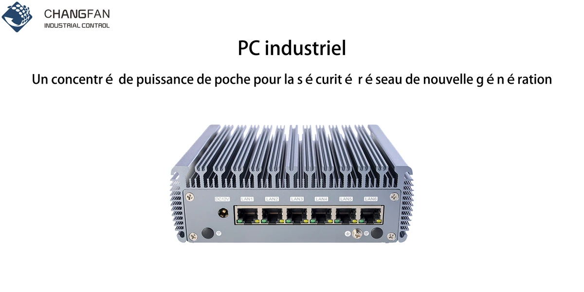 Unité centrale mini - commande mécanique 3865u de Long Sail Technology - processeur Intel Celeron Dual - core, conception sans ventilateur à faible consommation d'énergie, routage doux et passerelle Edge Computing