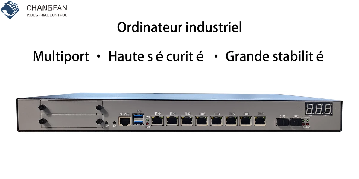 Long Sail Technology 946 - 8l2s 1U machine de commande mécanique montée en rack - 8 ports électriques 2.5G avec 2 ports optiques 10g, routage souple haute performance et plate - forme matérielle de sécurité réseau