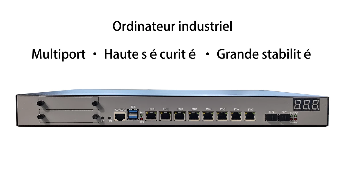 Long Sail Technology 946 - 8l2s 1U machine de commande mécanique montée en rack - 8 ports électriques 2.5G avec 2 ports optiques 10g, routage souple haute performance et plate - forme matérielle de sécurité réseau
