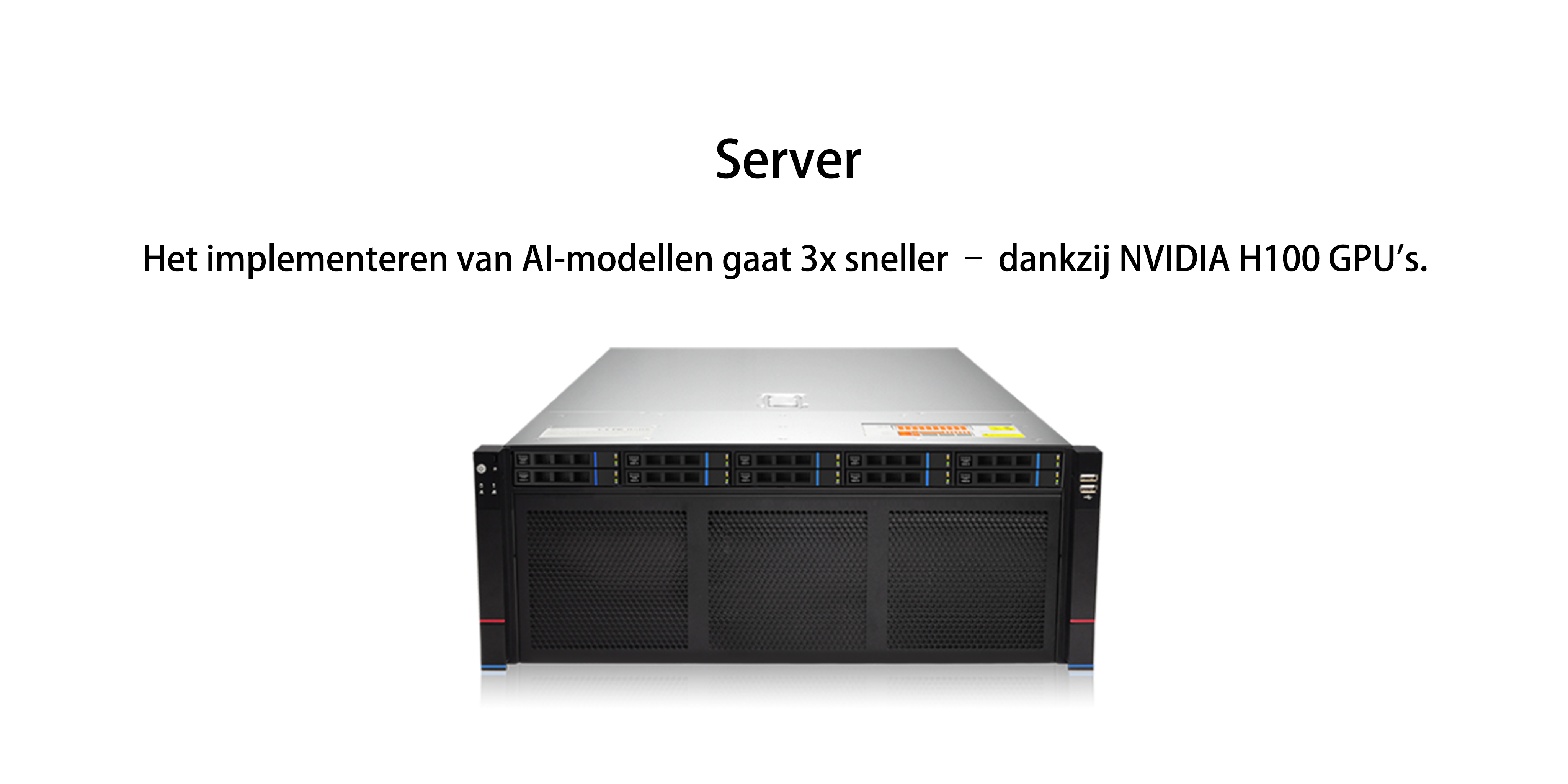 ChangFan 4U-rackmount GPU-server – Twee Intel Xeon Scalable-processors, C621A-chipset, ondersteuning voor 8 GPU's van dubbele breedte, platform voor AI-deep learning en HPC