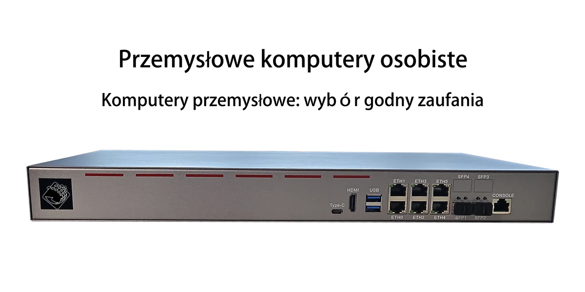 Przemysłowy komputer PC ChangFan B75 (montaż w szafie rack 1U) – 6 portów 2,5GbE RJ45 i 2 porty 10G SFP+; wydajny soft-router i urządzenie do zabezpieczeń sieciowych