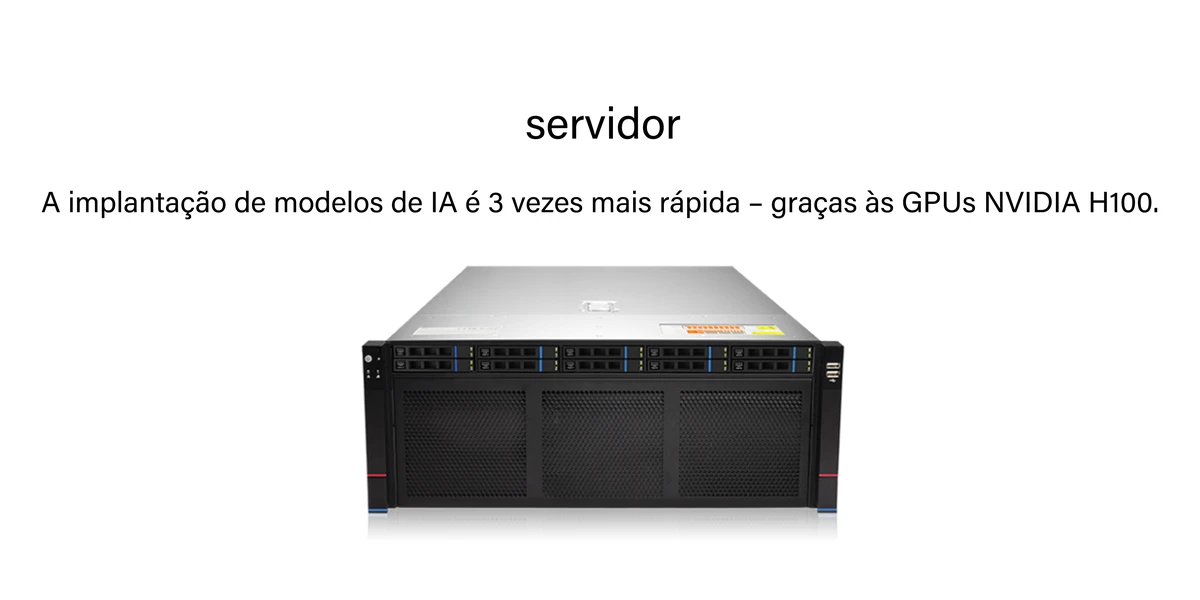 Servidor GPU para Rack 4U ChangFan – Processadores Dual Intel Xeon Scalable, Chipset C621A, Suporte para 8 GPUs de Largura Dupla, Plataforma para IA/Deep Learning e HPC