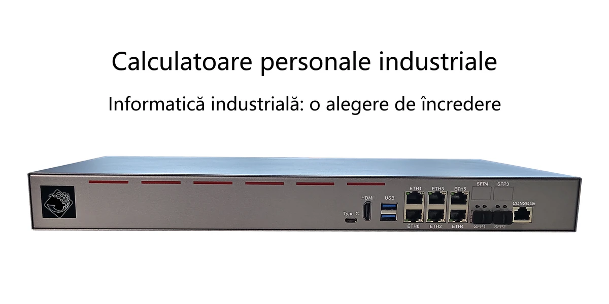 PC industrial ChangFan B75 pentru montare în rack 1U – 6 porturi RJ45 2,5GbE și 2 porturi SFP+ 10G; soft router de înaltă performanță și echipament de securitate a rețelei