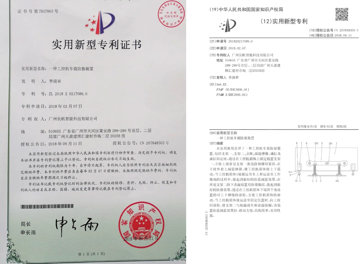 防震装置1
