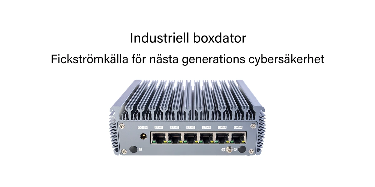ChangFan 3865U industriell minidator – Intel Celeron-processor med dubbla kärnor, fläktlös design med låg strömförbrukning, mjukvarurouter och gateway för edge computing