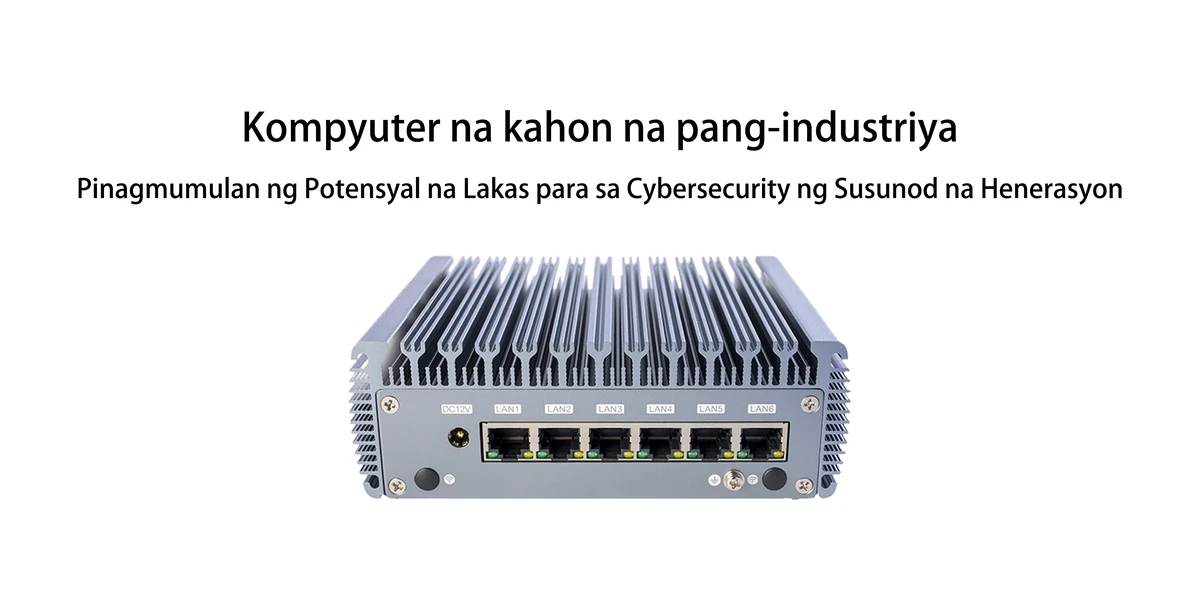ChangFan 3865U Mini Industrial PC - Intel Celeron Dual-Core Processor, Disenyong Walang Fan at Matipid sa Kuryente, Soft Router at Edge Computing Gateway