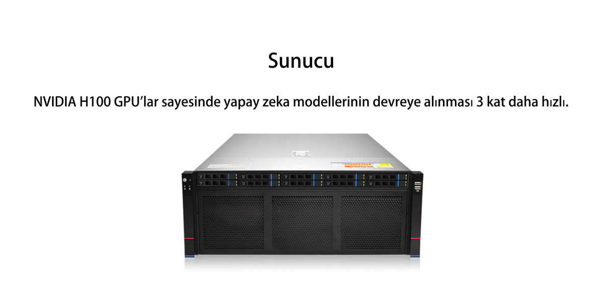 ChangFan 4U Rackmount GPU Server - Dual Intel Xeon Scalable Processors, C621A Chipset, Supports 8 x Double-Width GPUs, AI Deep Learning & HPC Platform